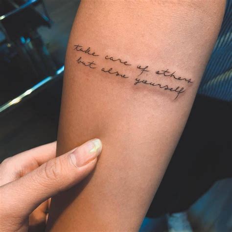 tattoo arm quotes|small meaningful quote tattoos.